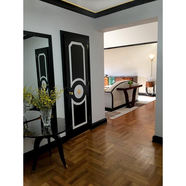 Metal 1930s Sabino Set of 4 Art Deco Sconces With Brass Fittings, Signed Sabino. For Sale - Image 7 of 7