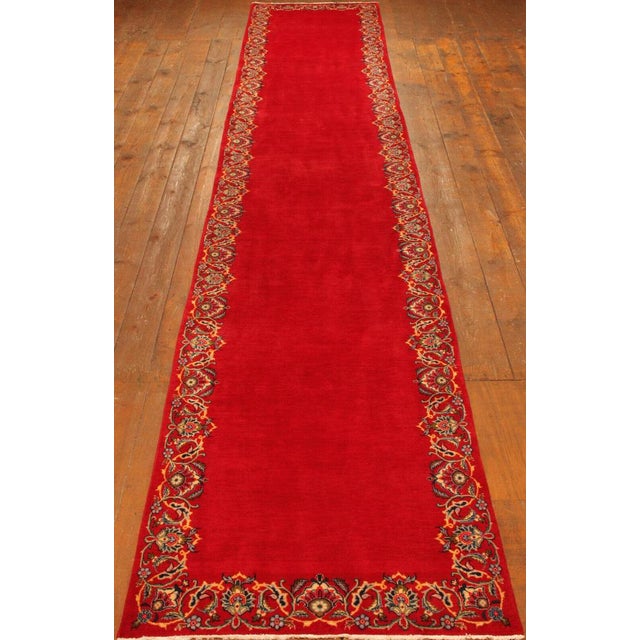 Hand-knotted middle eastern rug runner | knot density: approx. 250,000 knots/m² | material: 100% wool, warp: 100% cotton |...