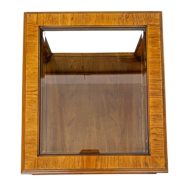 Vintage Drexel Accolade Campaign Style Nightstands - A Pair For Sale - Image 10 of 18