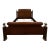 Attributed Thomasville Ernest Hemingway Kilimanjaro Collection King Size Rattan Bed For Sale