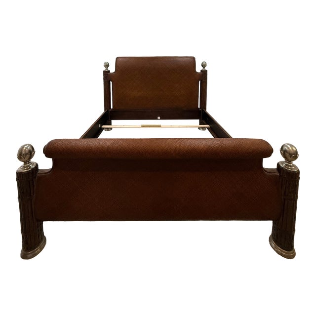 Thomasville Ernest Hemingway Kilimanjaro Collection King Size Rattan Bed For Sale
