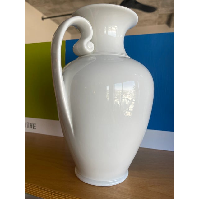 White 1920s KPM German Royal Porcelain Vase Hallmark Berlin For Sale - Image 8 of 12