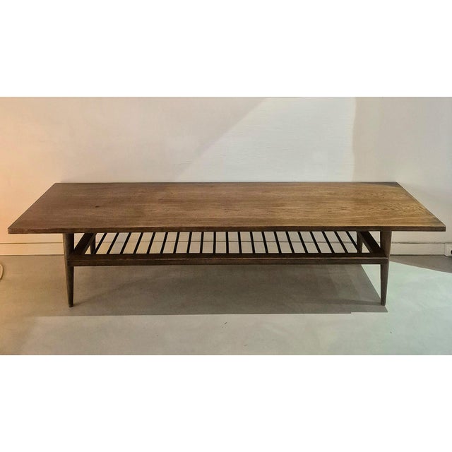 Long Vintage Coffee Table, 1960 For Sale - Image 9 of 9