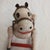 Enesco, Apparence 1979 Enesco Musical Wooden Rocking Horse Music Box Toy Land Works Repaired For Sale - Image 4 of 12