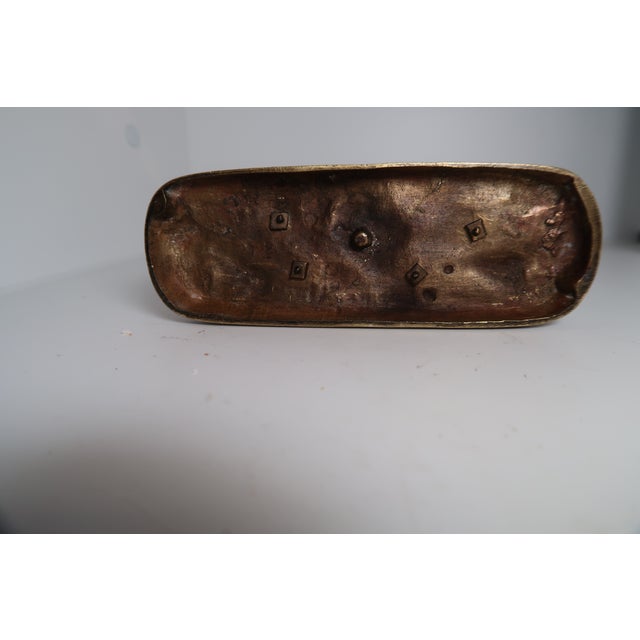 Metal French Mid 19th Century Patinated Bronze Rider and Horse, Signed/Dated/Registered. For Sale - Image 7 of 7