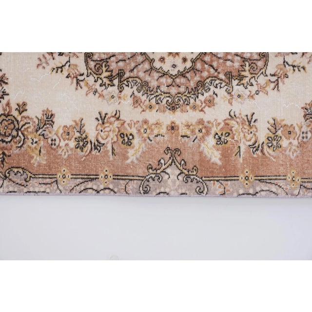 1970s Vintage Turkish Sparta Rug 3'9" X 6'9" For Sale - Image 5 of 12