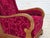 1950s Danish Relax Armchair in Red Furniture Velour and Oak Wood, 1950s For Sale - Image 5 of 18