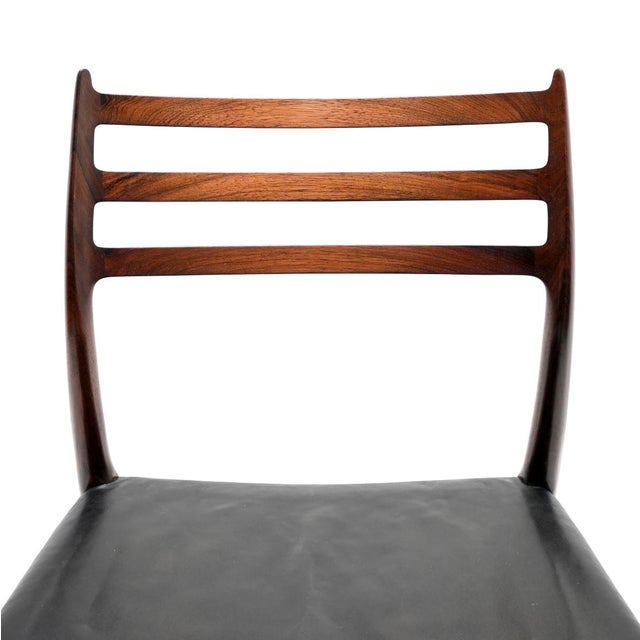 Danish Model 78 and 62 Dining Chairs attributed to Niels Moller for J.L. Møllers, 1960s, Set of 6 For Sale - Image 14 of 17