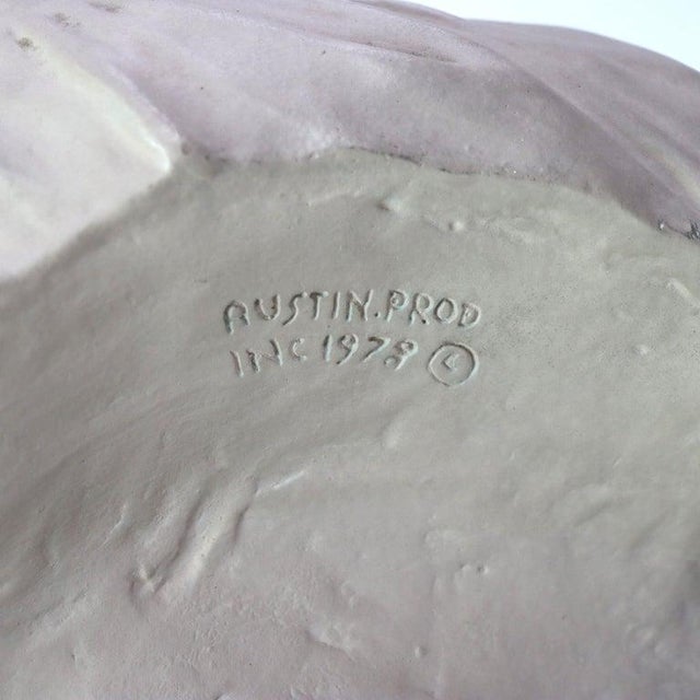 Ceramic Vintage Austin Production Classical Terra Cotta Bust of a Maiden C1978 For Sale - Image 7 of 10