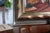 Vintage Roger Merkel Signed Cobblestone Street Oil Painting—Gilt Framed For Sale - Image 12 of 15