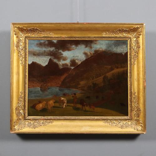 E. Rudolf Biedermann, Landscape, 19th Century, Oil Painting, Framed For Sale - Image 12 of 12