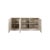 Rustic Rustic Modern Louvered Sideboard - Whitewash For Sale - Image 3 of 9
