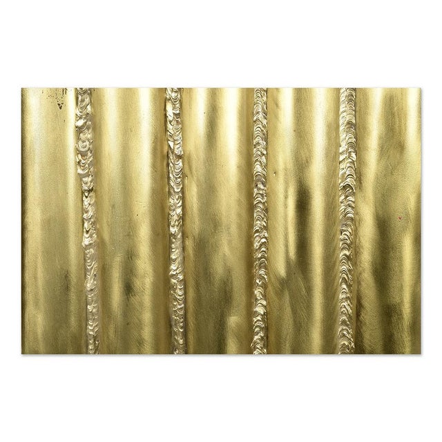 Resin and Brass Light by Henri Fernandez For Sale - Image 3 of 8