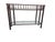 Late 20th Century Faux Bamboo Metal Console For Sale - Image 4 of 14
