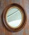 19th Century Pair of American Victorian Oval Walnut Mirrors For Sale - Image 4 of 10