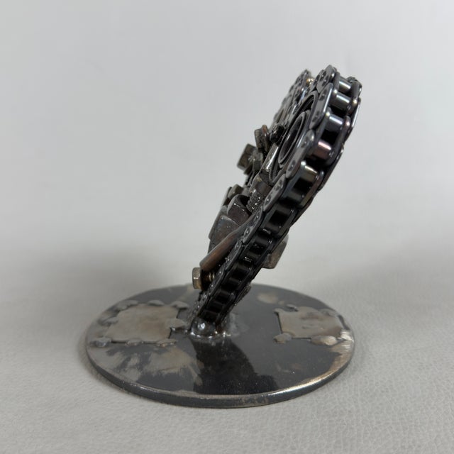Early 21st Century Simon Saronni, Heart Sculpture, 2025, Recycled Art Metal For Sale - Image 5 of 15