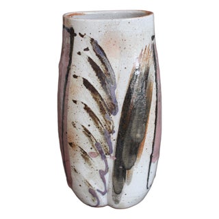 Vintage French Ceramic Flower Vase, 1990s For Sale