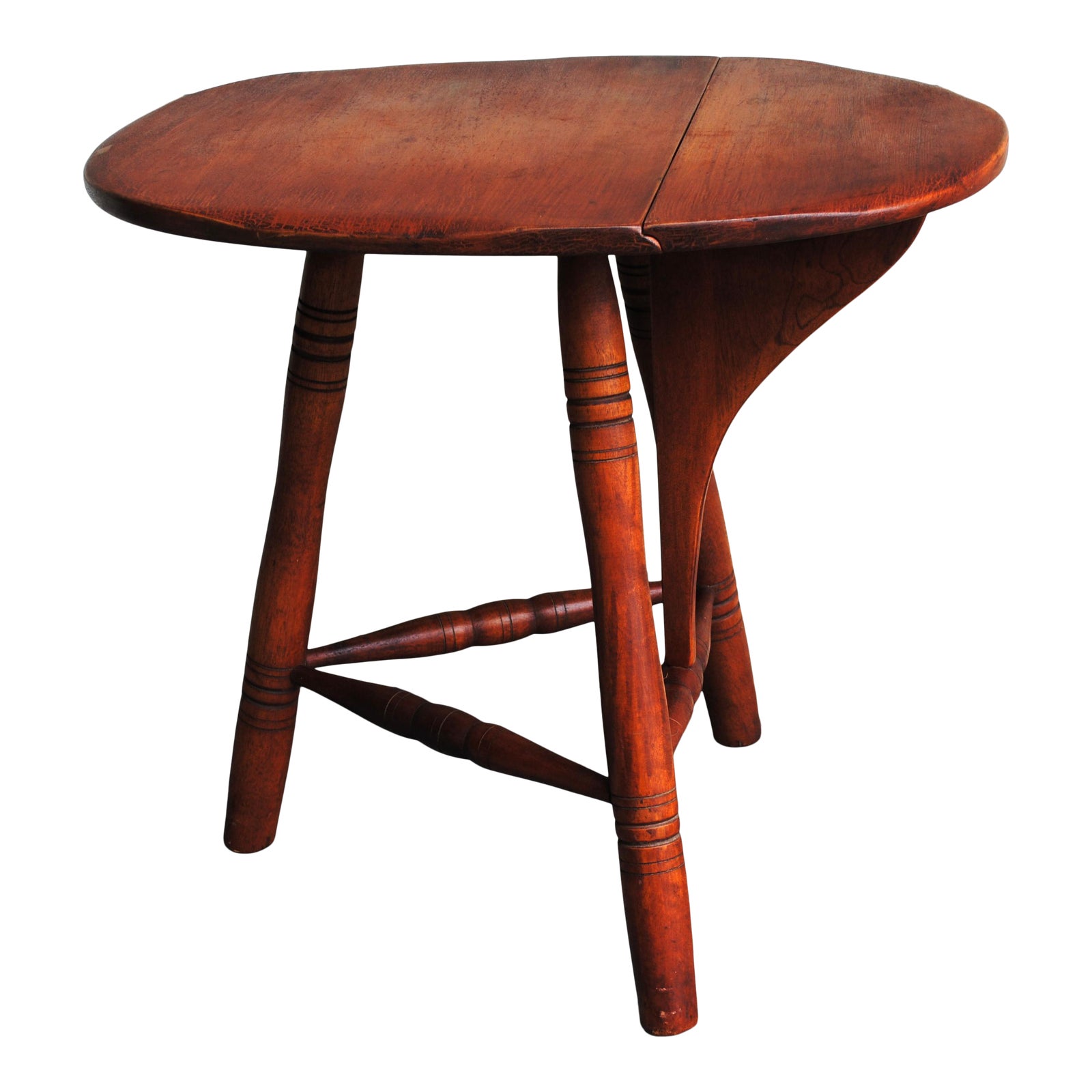 Cushman Colonial Creation Drop Leaf 3 Legged Table Chairish