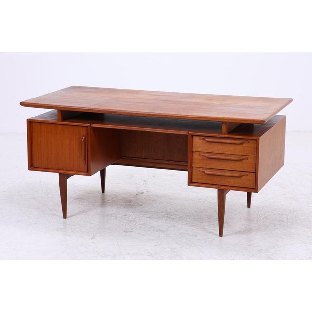 Mid-Century RT200 Teak Desk by Heinrich Riestenpatt For Sale - Image 5 of 18