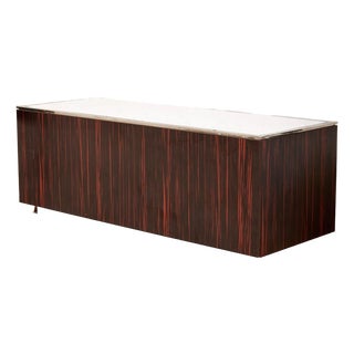 Mid 20th Century Rosewood Long Pedestal For Sale