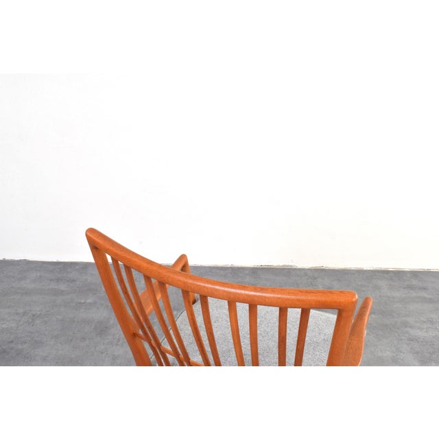 Oak Ml33 Rocking Chair by Hans J. Wegner for A/S Mikael Laursen, 1950s For Sale - Image 11 of 18