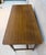 Brass Vintage Walnut Desk Attributed to Mainline for Hooker Furniture For Sale - Image 8 of 16