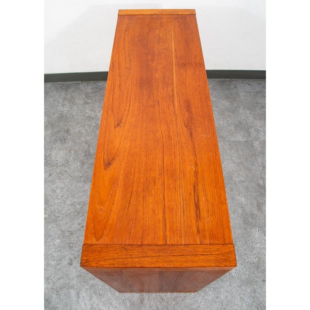 Fantastic Teak display w/ 2 adjustable shelves and sliding glass doors. Functional and beautiful piece. Can be used as a...