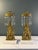 Gold Antique Victorian Cornelius & Co. Gilt Mantel Lusters, Crystal Girandoles, Gold Figural Candlesticks Candelabra Marble 1800’s For Sale - Image 8 of 12