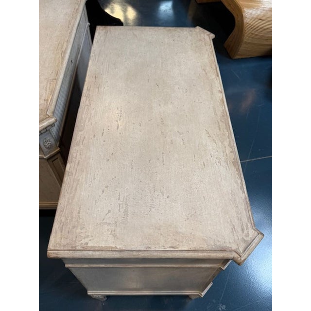Gustavian (Swedish) Pair of Swedish Gustavian Style Bedside Tables For Sale - Image 3 of 6