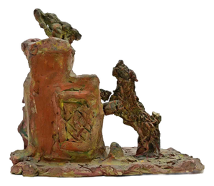 Sirio Pellegrini, Hunting Dog, 1960s, Terracotta