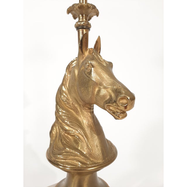 Horse Table Lamp by Maison Charles, 1970 For Sale - Image 3 of 18