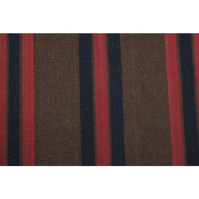 Coffee 1960s Oversize Turkish Traditional Kilim Rug 9'6'' X 9'11'' For Sale - Image 8 of 13