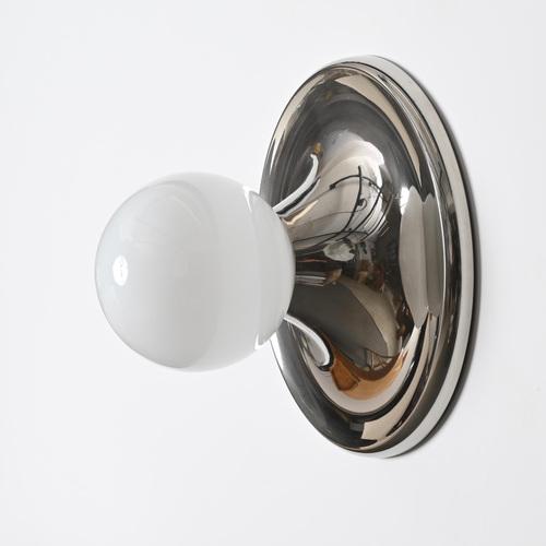 Large Chrome Light Ball Wall or Ceiling Lamp by Castiglioni for Flos, Italy, 1965 For Sale - Image 14 of 18