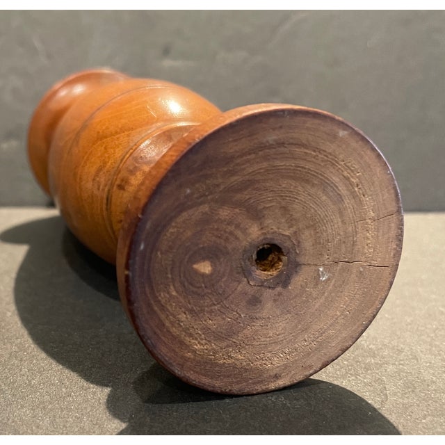 Antique Treen Wooden Vase For Sale - Image 4 of 5