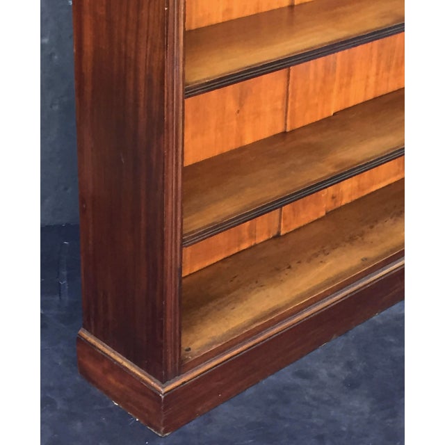 English English Open Bookcase of Mahogany For Sale - Image 3 of 12