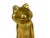 Brass Mid Century Large Gold Solid Brass Sitting Frog Couples Model Figurines - a Pair For Sale - Image 8 of 11