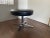 Metal Vintage Modernist Chrome and Leather Stool Ottoman, 1970s For Sale - Image 7 of 8