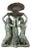 Bronze Greco Roman Inspired Three Nymph Fountain For Sale