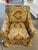 Traditional Swivel Glider Chair Slipcovered in Paisley Design Fabric, 21st Century For Sale - Image 3 of 6