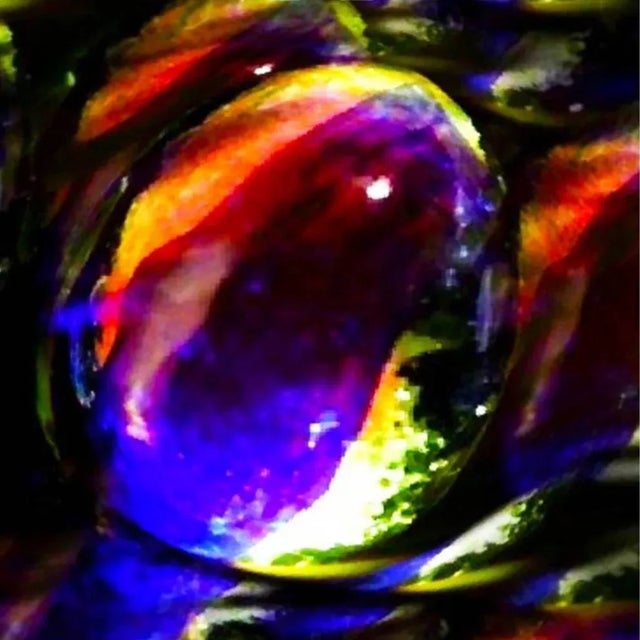 Painted Blue Night by Thon For Sale - Image 3 of 3