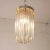 Metal Vintage Chandelier with Murano Crystal Glass, Italy, 1980s For Sale - Image 7 of 13