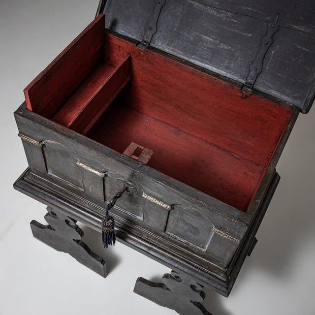 Baroque Style Chest on Stand, 20th Century For Sale - Image 12 of 16