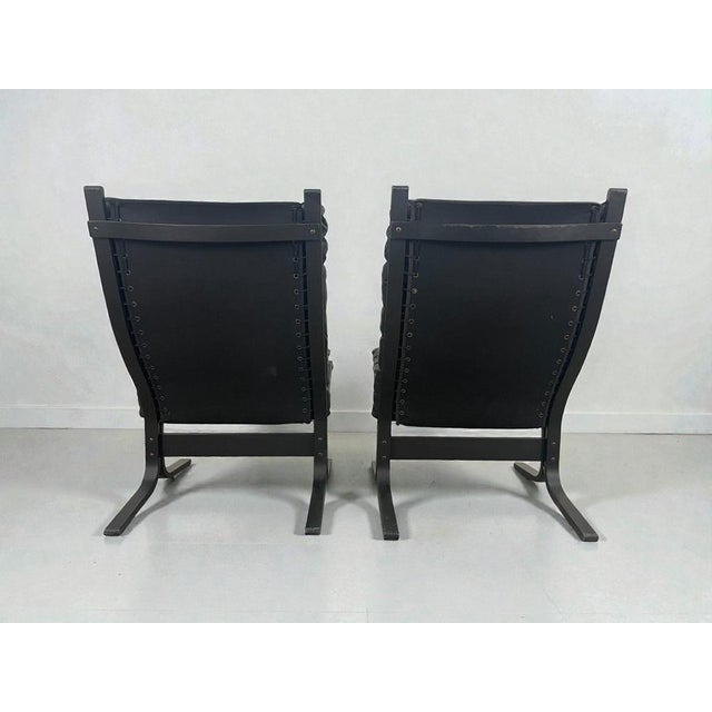 High-Back Siesta Lounge Chairs by Ingmar Relling for Westnofa, Norway, 1960s, Set of 2 For Sale - Image 3 of 11