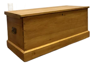 19th Century English Pine Blanket Chest