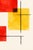 Blue Midcentury Modern Art Print – Primary Color Geometric Abstract, 16" X 24" For Sale - Image 8 of 9