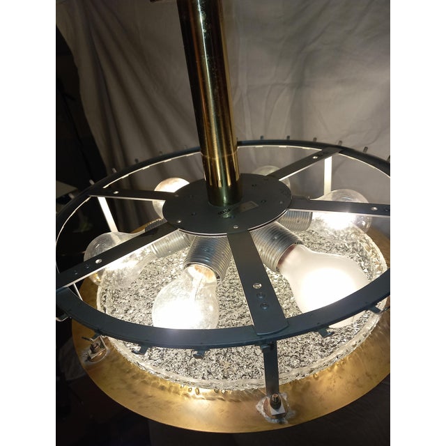 Metal Pendant Lamp from Doria Leuchten, Germany, 1960s For Sale - Image 7 of 13