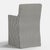 Textile Slipcover for Stoffer Home x Cloth & Company for Lindy Slipcover Dining Armchair in Jane Stripe Carbon For Sale - Image 7 of 8