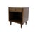 Mid-Century Modern Pair Johnson One Drawer Espresso Mid Century Modern Walnut Night Stand End Table For Sale - Image 3 of 8