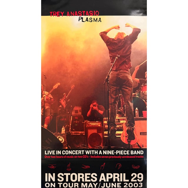 Trey Anastasio - Plasma, 2003, Offset Lithograph Promotional Poster on Paper For Sale