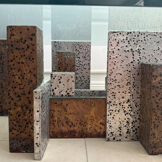 Arenson Studios Arenson Studios 1970's Brutalist Coffee Table For Sale - Image 4 of 9